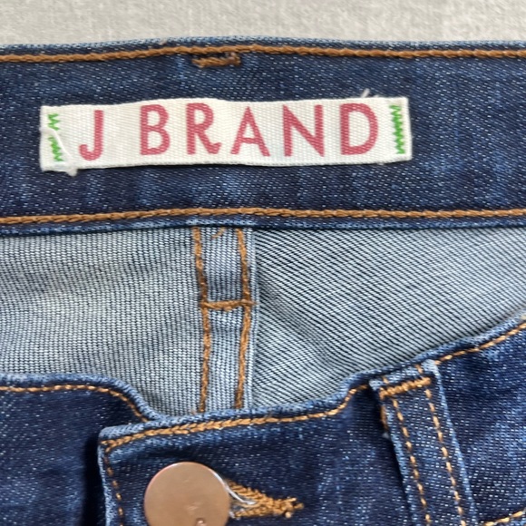 Women's J Brand Freedom Dark Wash High Rise Skinny Denim Jeans Size 27 - Picture 6 of 10